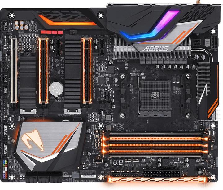 Produktbild Gigabyte X470 Aorus Gaming 7 (AM4, AMD X470, ATX)