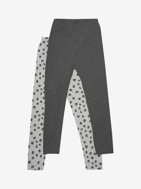 Actual product image Minymo Leggings set of 2 greymelange size 116 (116)