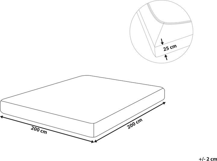Actual product image Topeshop Hofuf (200 x 200 cm)