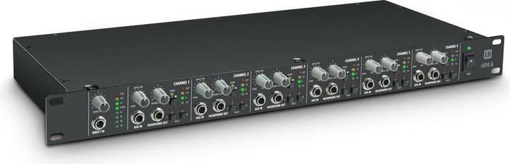 Actual product image LD Systems HPA 6 19" headphone amplifier