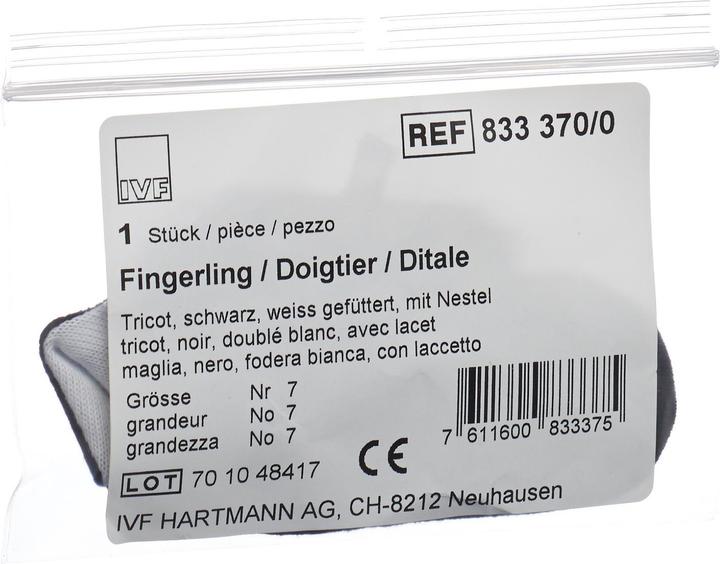 Actual product image IVF Hartmann Fingerling Tricot size 7 black (7)