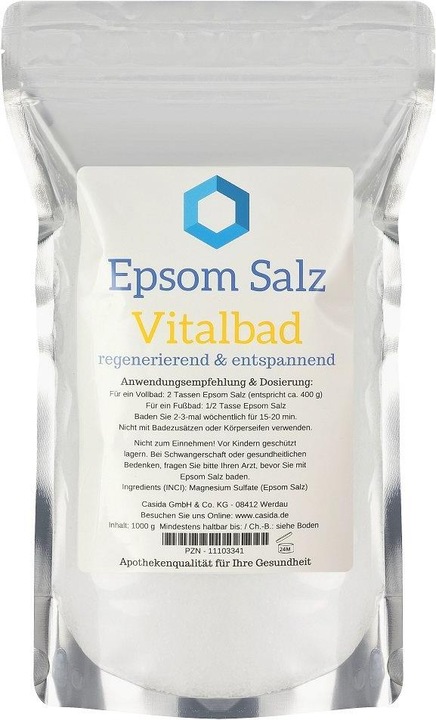 Actual product image Casida Epsom salt (Bath salts)