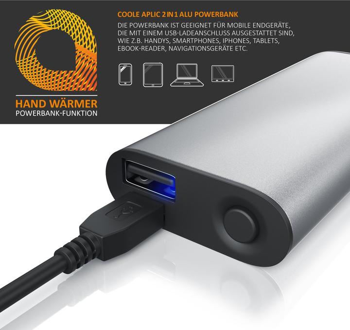 Produktbild Aplic Handwärmer Powerbank