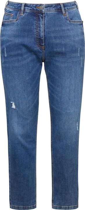 Immagine prodotto Ulla Popken Boyfriend jeans con effetto sdrucito, taglio della gamba ampio e cintura comoda (62)