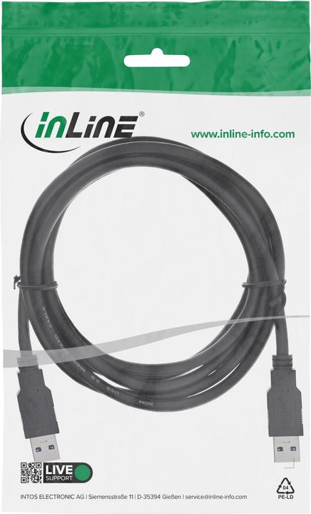 Image du produit InLine USB A - USB A (2 m, USB 3.2 Gen 1)
