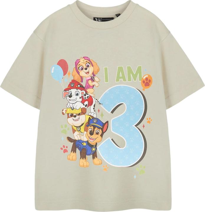 Immagine prodotto Paw Patrol I Am 3 Maglietta Compleanno Maniche Corte Ragazzi