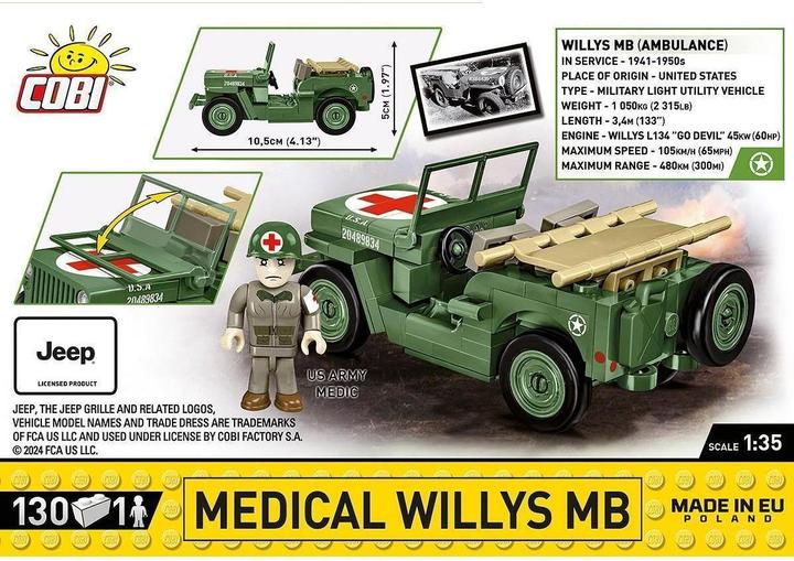 Produktbild Cobi 2295 Medical Willys MB
