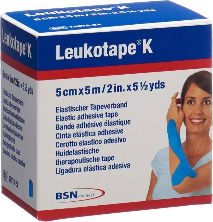 Produktbild BSN K Pflasterbinde 5mx5cm hellblau (5 m)