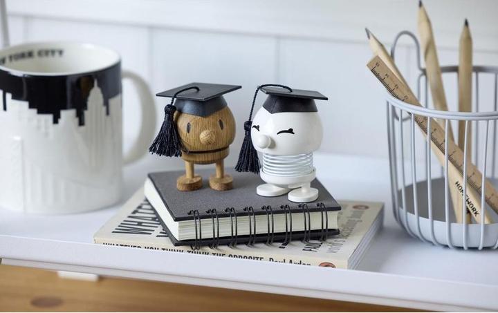 Actual product image Hoptimist Bimble IQ S 7.2 cm Stand-up, White/Black (Ø 5 x 7.5 cm)