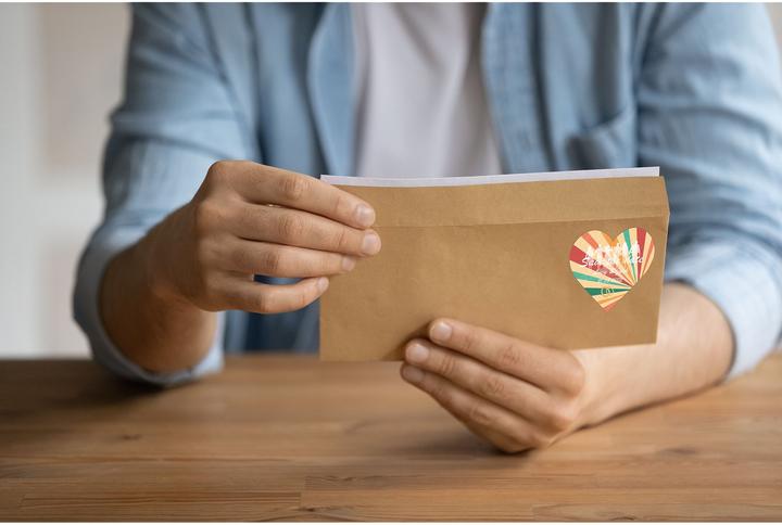 Produktbild HERMA Herz Etiketten A4