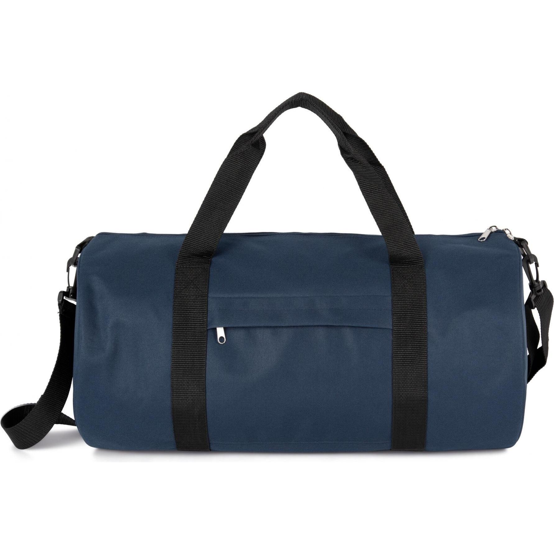 Kimood, Tasche, Recycelte Duffle-Tasche mit Fronttasche, Blau
