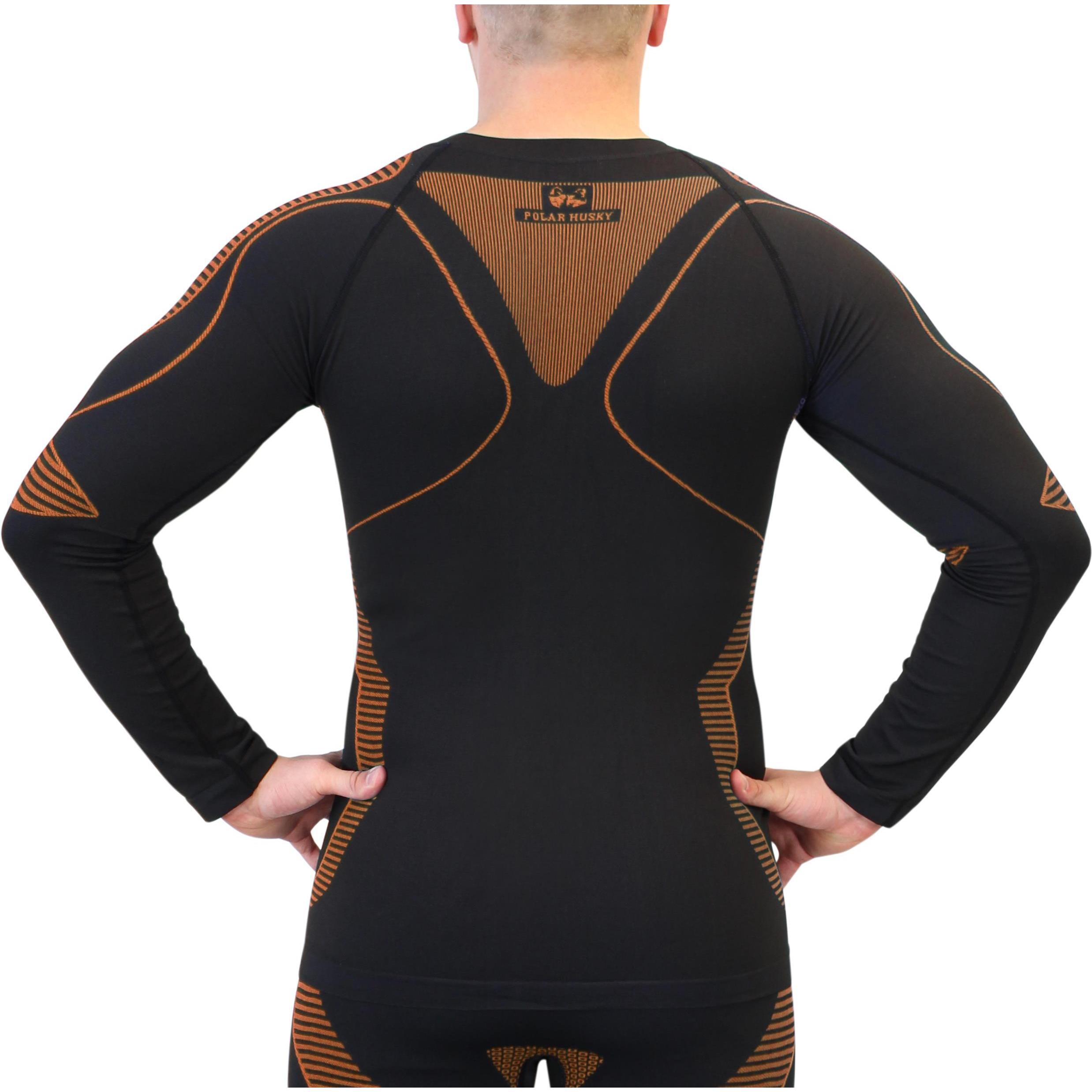Thumbnail - Polar Husky, Herren, Funktionsshirt, Sport-Funktionsunterhemd Extreme Active Wear (L), Orange, L