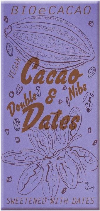 Image du produit Bioecacao Double Dates und Nibs (90 g)