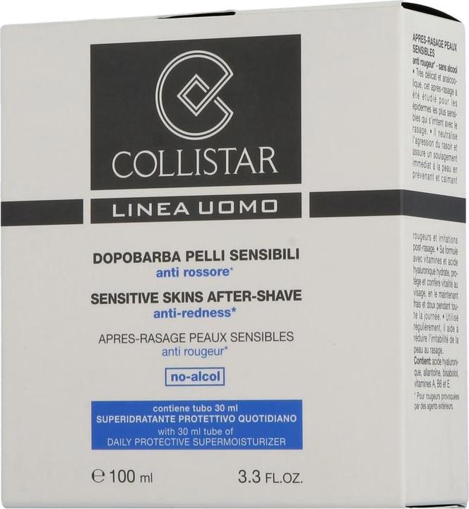 Actual product image Collistar Men Sensit Skins After Shave 100 ml (Aftershave lotion, 100 ml)