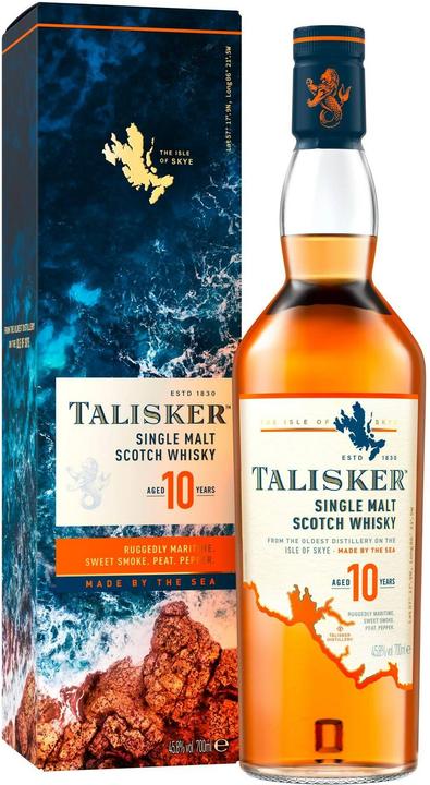 Talisker 10 Years (Single Malt, Scotch Whisky, 1 x 70 cl)