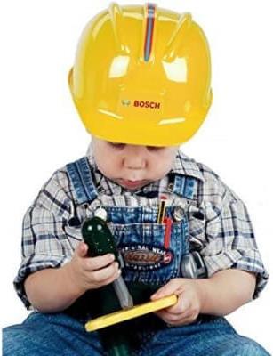 Actual product image Theo Klein Bosch helmet