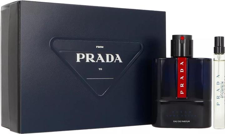 Actual product image Prada Luna Rossa Ocean Gift set EDP 100 ml and miniature EDP 10 ml 100ml (Perfume set)