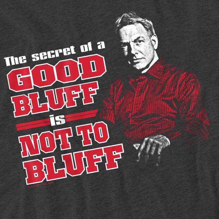 Immagine prodotto Ncis No Bluffing Maglietta Adulto Unisex (M)