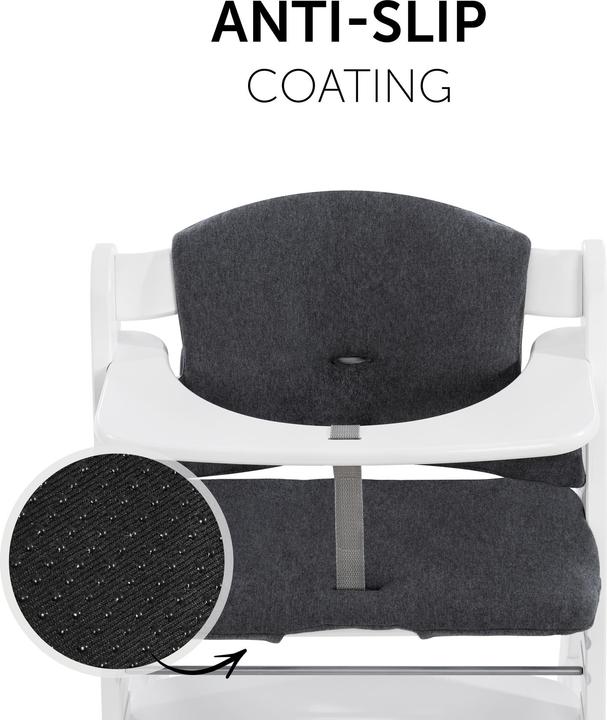Produktbild Hauck Highchair Pad Select Jersey Charcoal