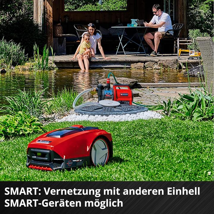 Actual product image Einhell FREELEXO SMART 750 robotic lawnmower (750 m², Boundary wire)