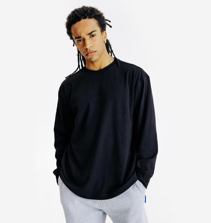Produktbild Decathlon Langarmshirt Herren Rundhalsausschnitt Baumwolle (S)