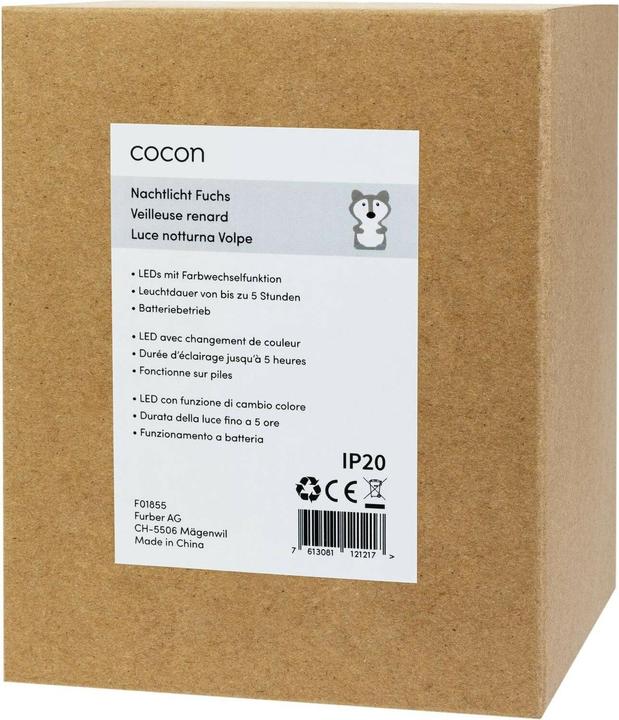 Actual product image Cocon Night light fox