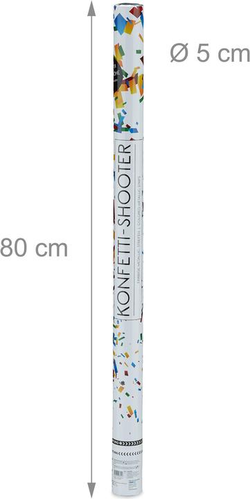 Produktbild Relaxdays Party Popper 80 cm (1 Stück)