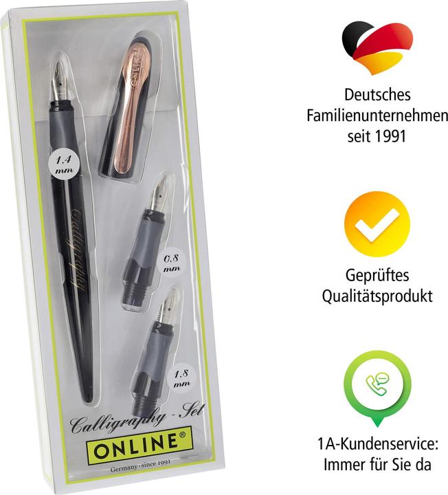 Image du produit Online Parure de Stylo Plume Air Rose (3x)