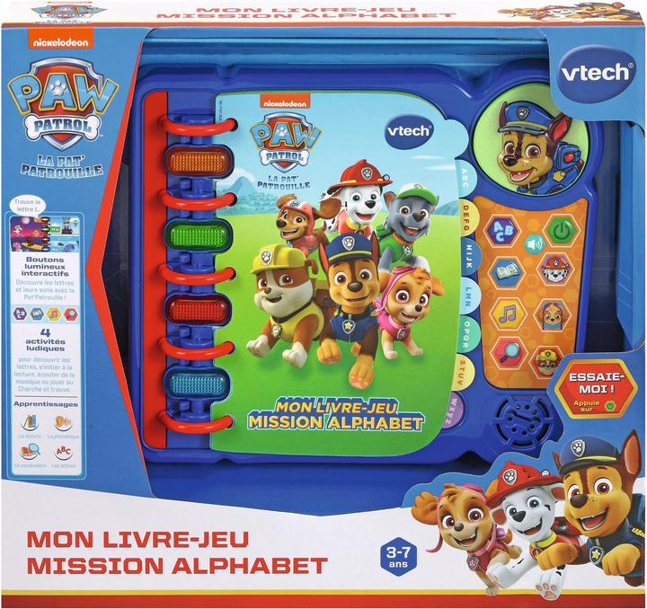 Produktbild VTech Pat Patrol - Mon livre-jeu Mission Alphabet (Französisch, 3 - 7 Jahre)