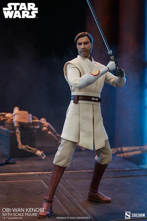 Immagine prodotto Sideshow Star Wars The Clone Wars Action Figure 1/6 Obi-Wan Kenobi