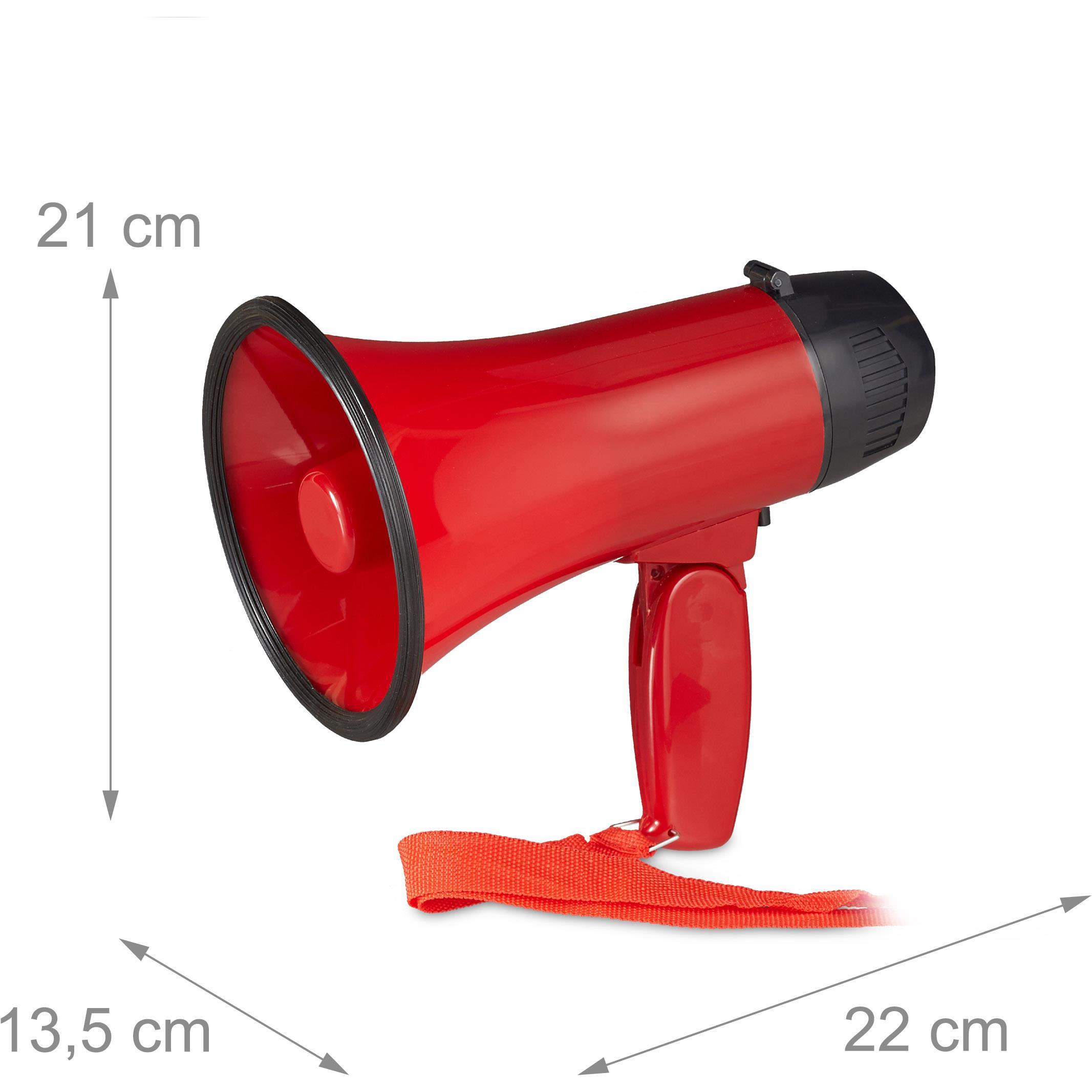 Thumbnail - Relaxdays Stadion (Megaphon), Audio Zubehör, Rot