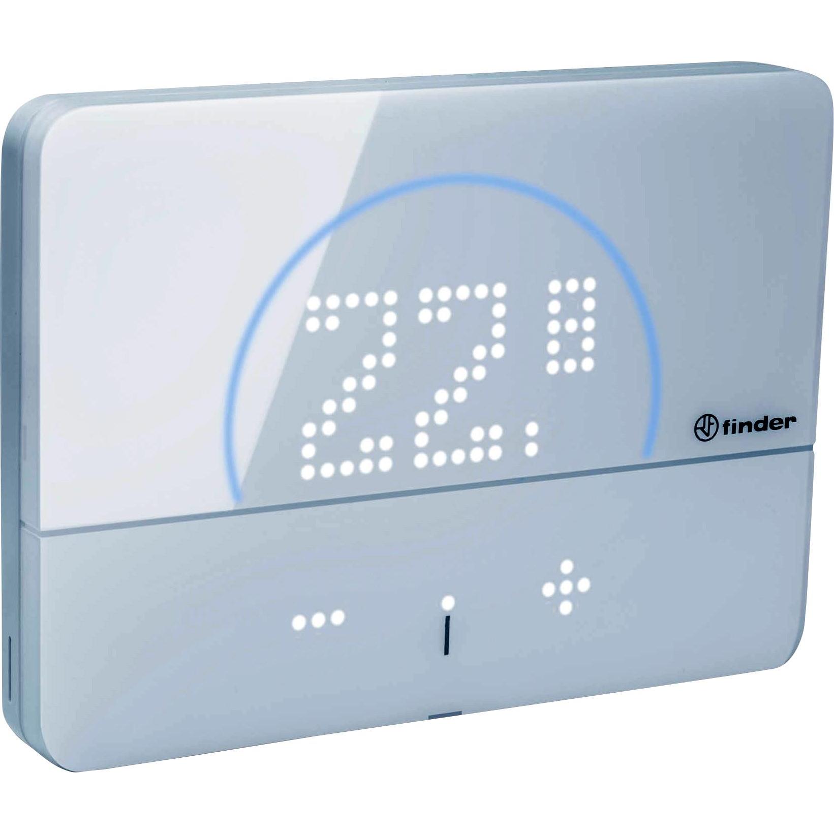 Finder Digitales Raumthermostat BLISS 2 + Gateway WIFI, Thermostat, Weiss