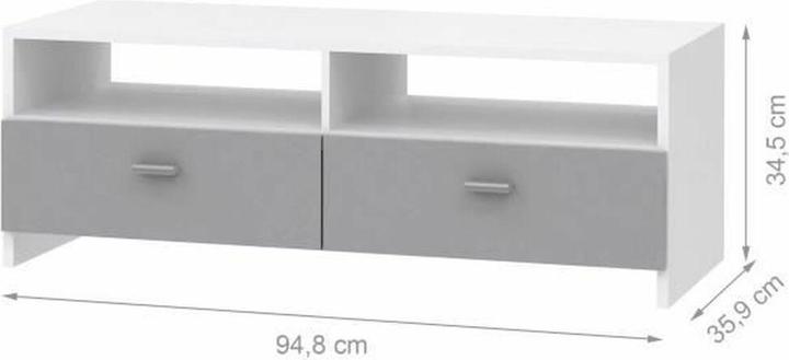 Produktbild Natec TV-Möbel FINBNT12T16 95 x 34,6 x 35,8 cm (95 x 34.60 x 35.80 cm)