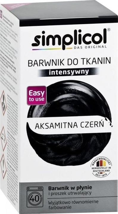 Mondex SIMPLICOL Stofffarbe INTENSIV VELVET Schwarz 560g (560g)