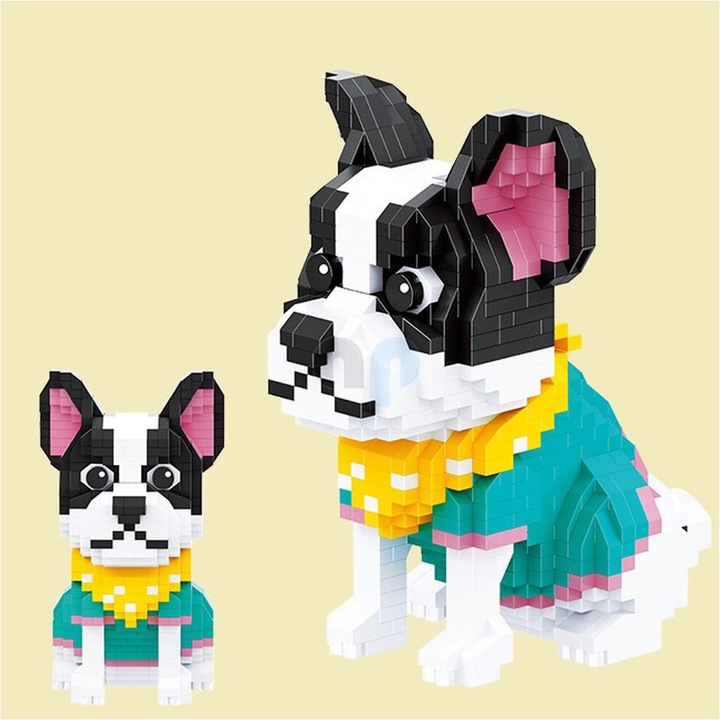 Actual product image Balody 18391 - French Bulldog (917 pieces)