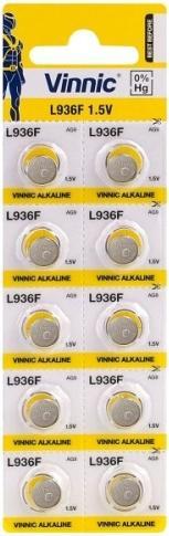 Productafbeelding Vinnic Positive Power (10 Pcs., AG9/LR45/LR936/394, 66 mAh)
