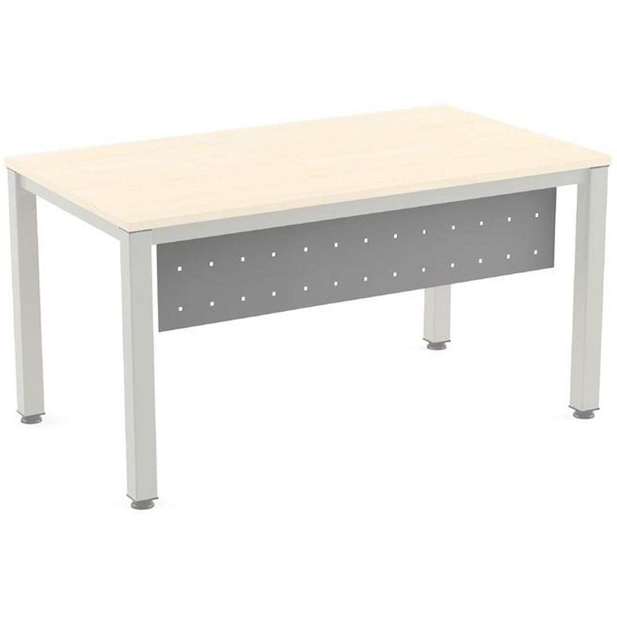Rocada, Zubehör Büromöbel, Fussraumblende für Schreibtisch Executive Metall 140cm (117x30cm) grau