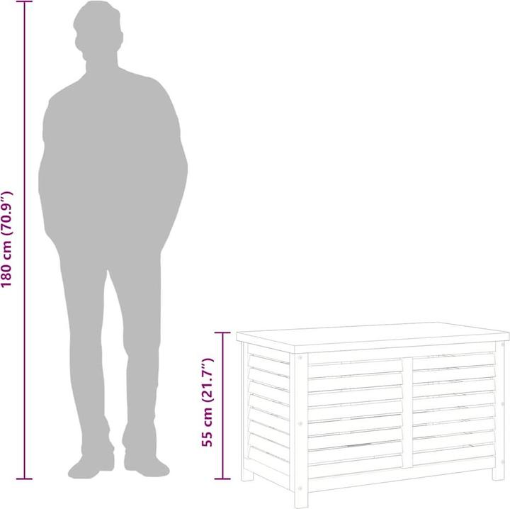 Produktbild vidaXL Gartentruhe