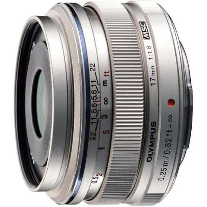 Thumbnail - Olympus 17mm f/1.8 (Micro Four Thirds, Micro Four Thirds), Objektiv, Silber