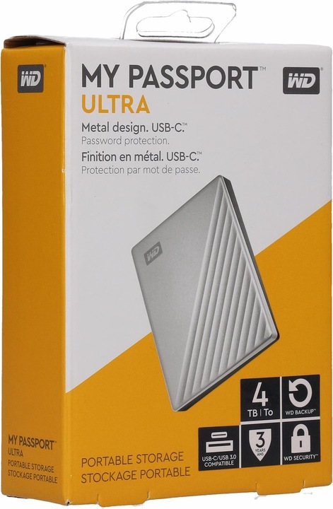 Actual product image WD My Passport Ultra (4 TB)