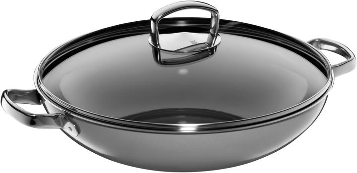 Produktbild WMF Wok stahlgrau (36 cm, Wok Pfanne, Edelstahl)