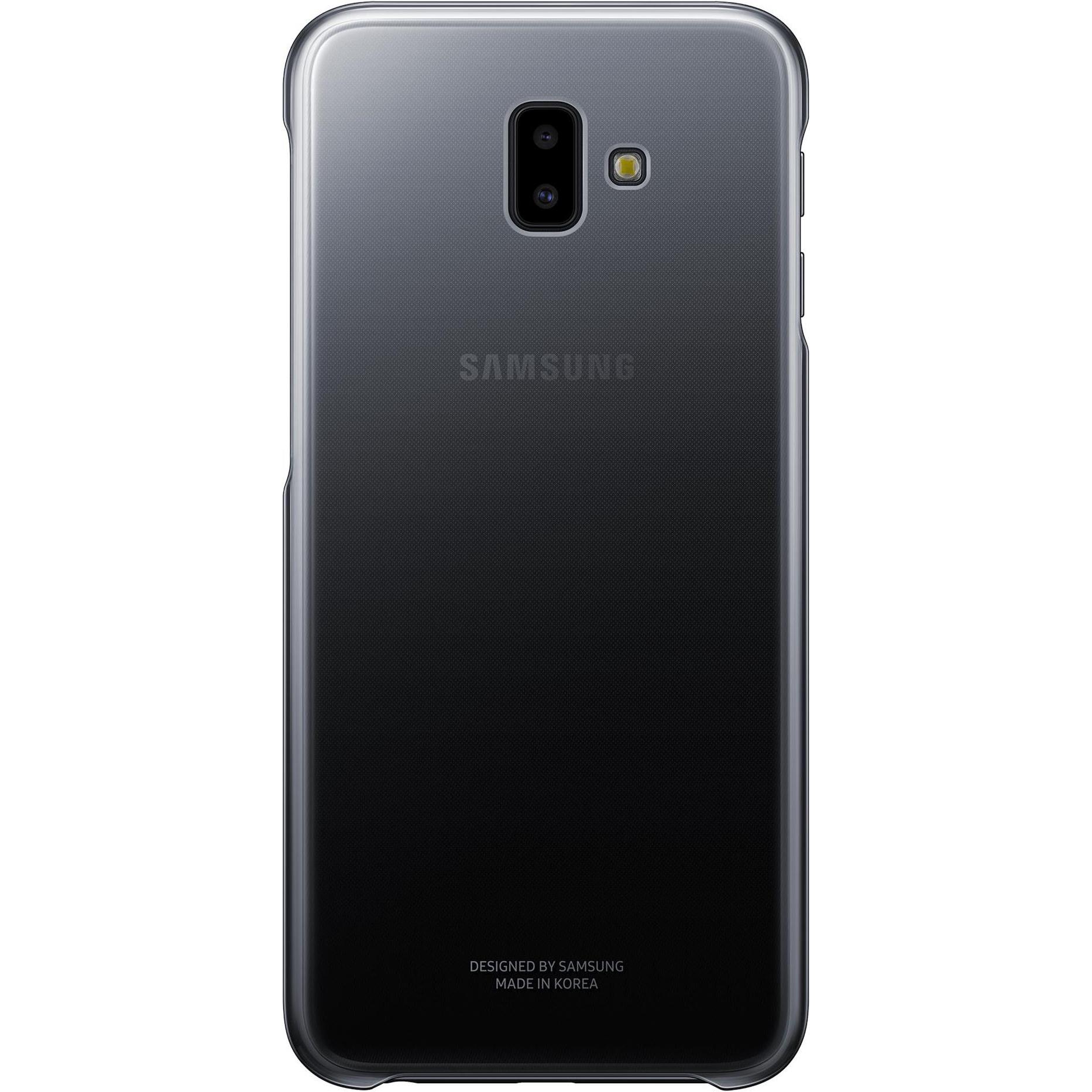 Thumbnail - Samsung Gradation Cover (Samsung Galaxy J6+), Smartphone Hülle, Schwarz