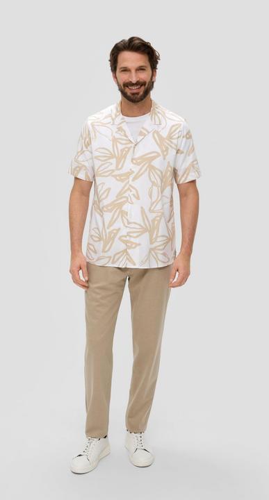 Produktbild s.Oliver Hemd Kurzarmhemd mit All-over-Print (XL)