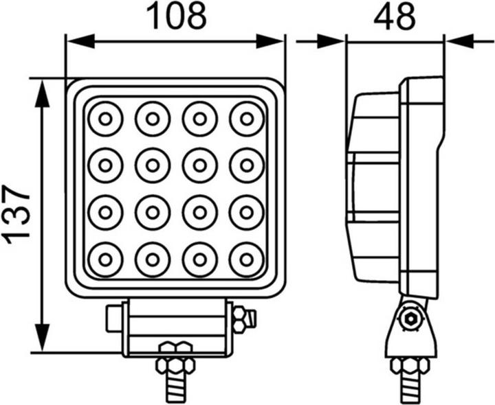 Produktbild Hella Arbeitsscheinwerfer S (2500 lm)
