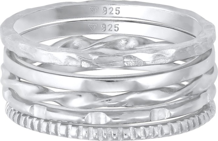 Produktbild Elli Basic Ring, Ring Set (52, 925 Silber)