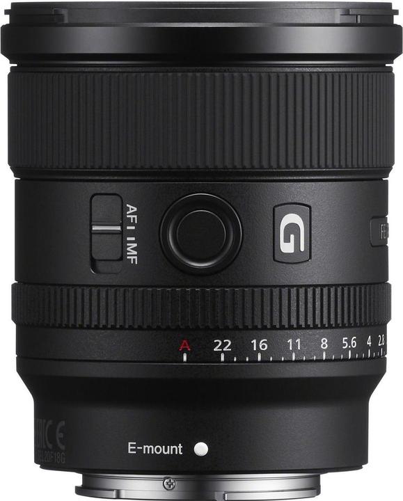 Actual product image Sony FE 20mm F/1.8 G - (EU) (Sony E, full size)