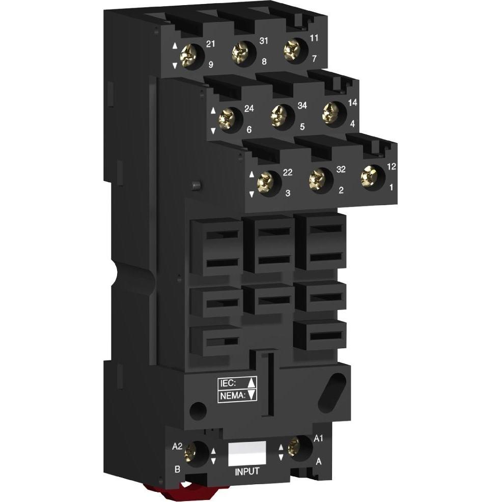 10x Schneider Electric, Zubehör Steuerungstechnik, Sockel für RUMF, 2+3 polig, separate RUZSF3M (Relaissockel)