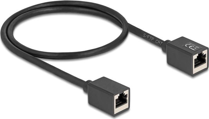 Actual product image Delock Network extension cable coupling RJ45 socket to R (S/FTP, CAT6a, 0.50 m)
