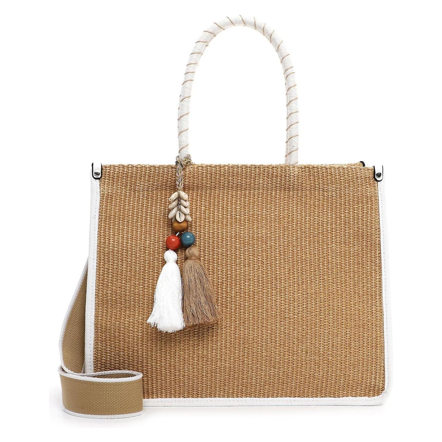 Suri Frey, Damen, Handtasche, Shopper Sfy Kirsty, Beige, Weiss
