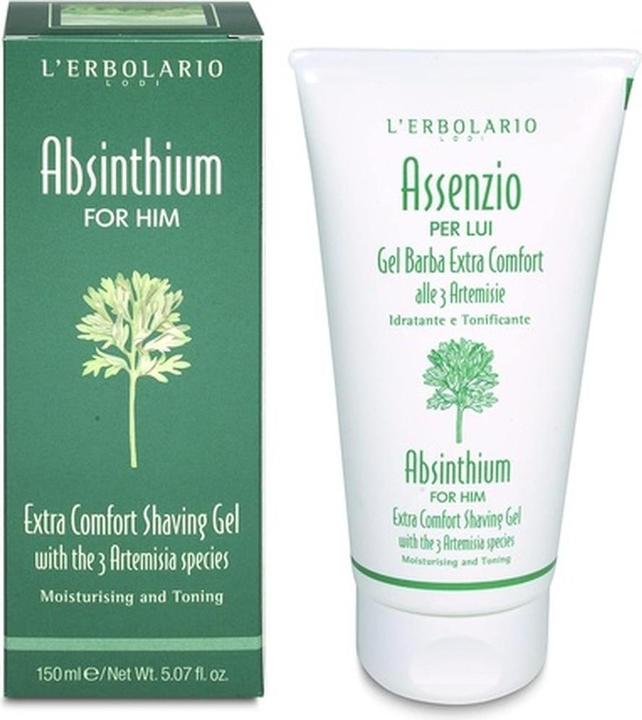 L'erbolario LErbolario Absinthium Extra Comfort Shaving Gel for Men 5.07 oz (Rasiergel)